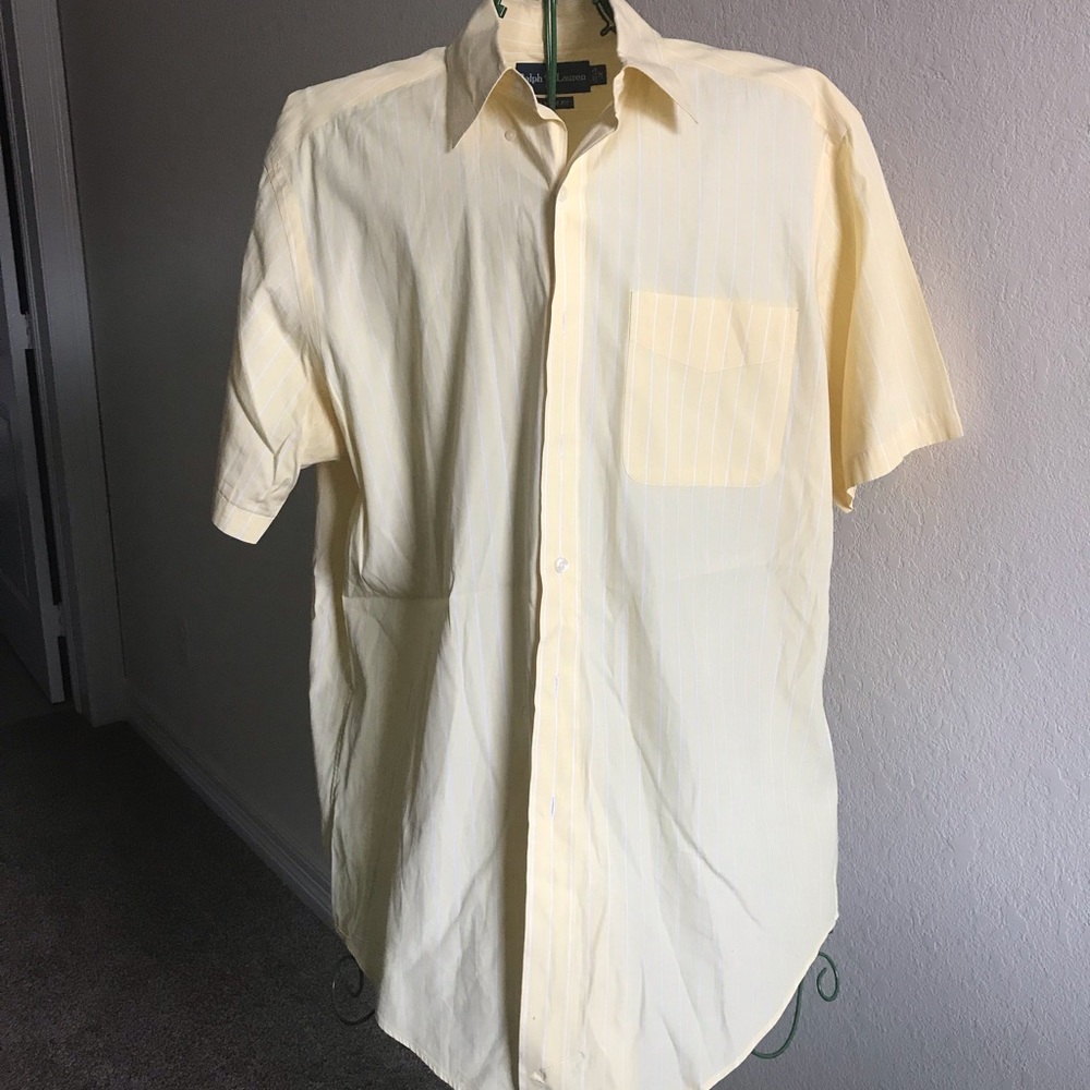 Polo Ralph Lauren short sleeve button down yellow